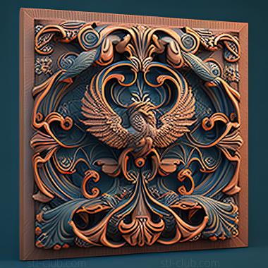 3D model st ornate (STL)